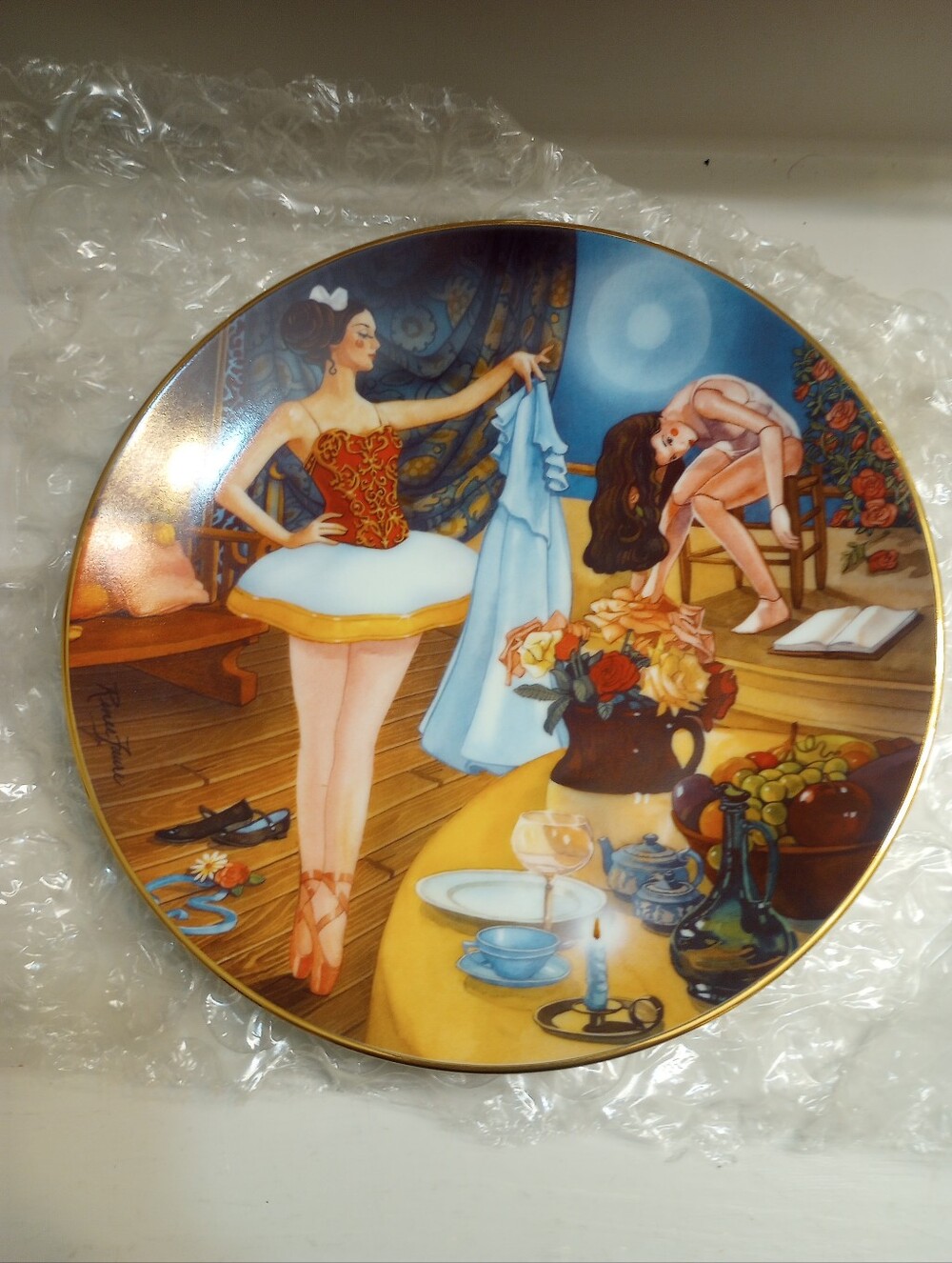 Viletta Coppelia Ballet Vintage Swanilda's Deception Plate
